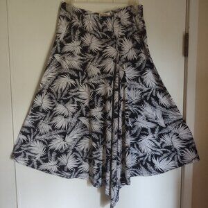 Michael Kors, midi skirt, black/white, Size M